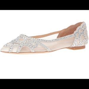 Badgley Mischka Gigi Ivory Size 9 M - orig $185